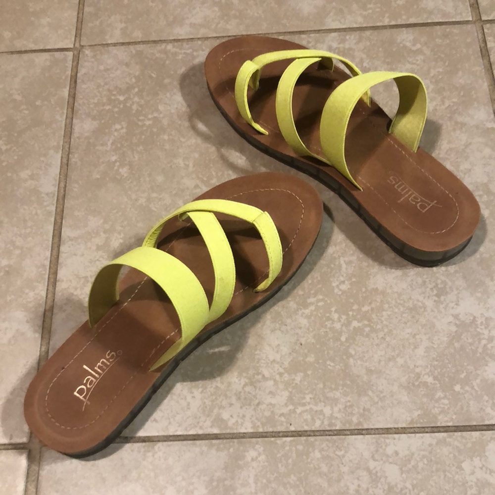 Neon sandals